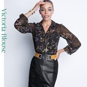 cabi Victoria Blouse XL NWOT (Limited Edition!)